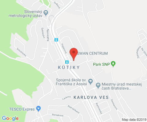 Google map: KEYmax OD Centrum, Zohorská 1, 84104 Bratislava
